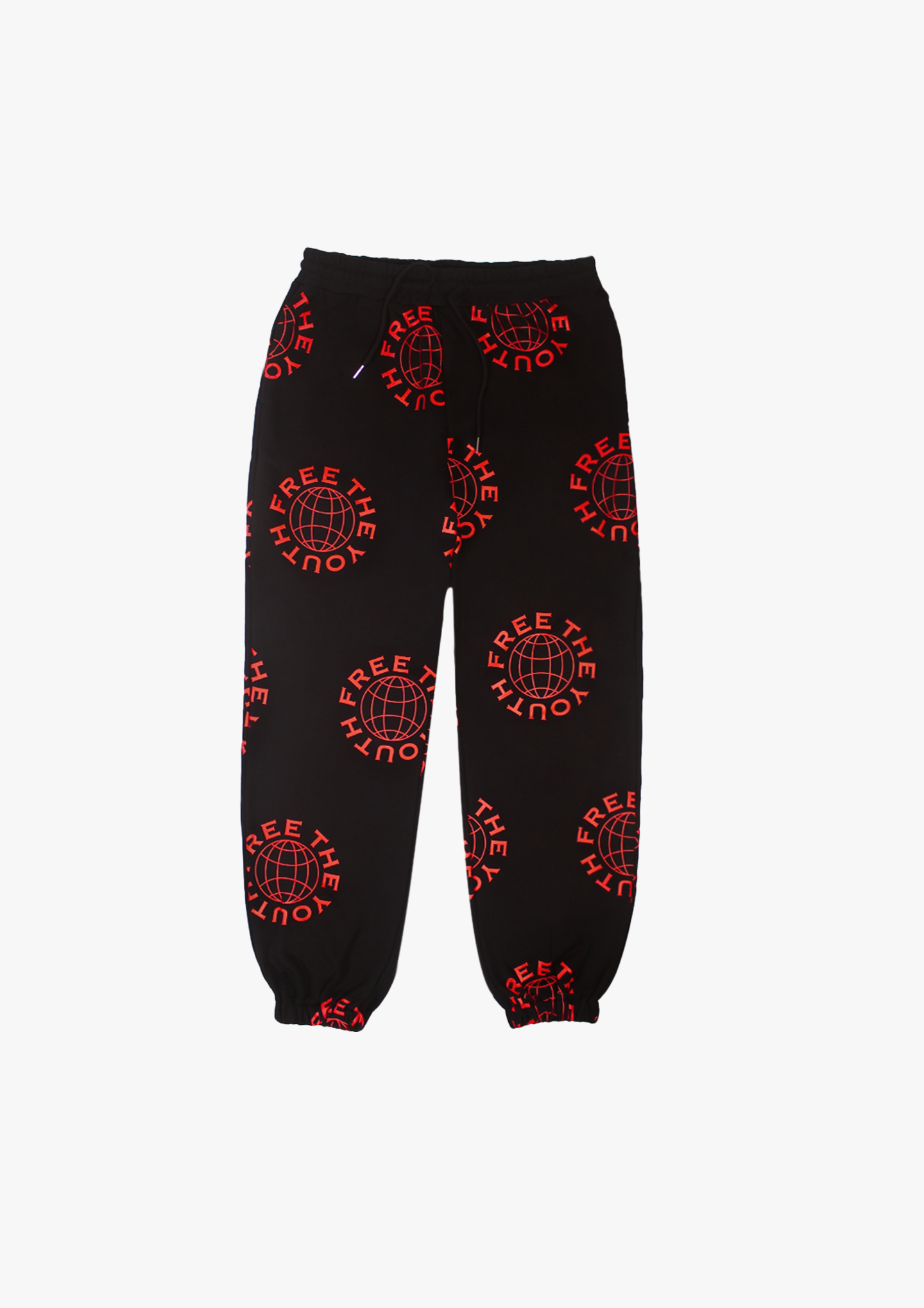 Logo Print Black Sweatpant