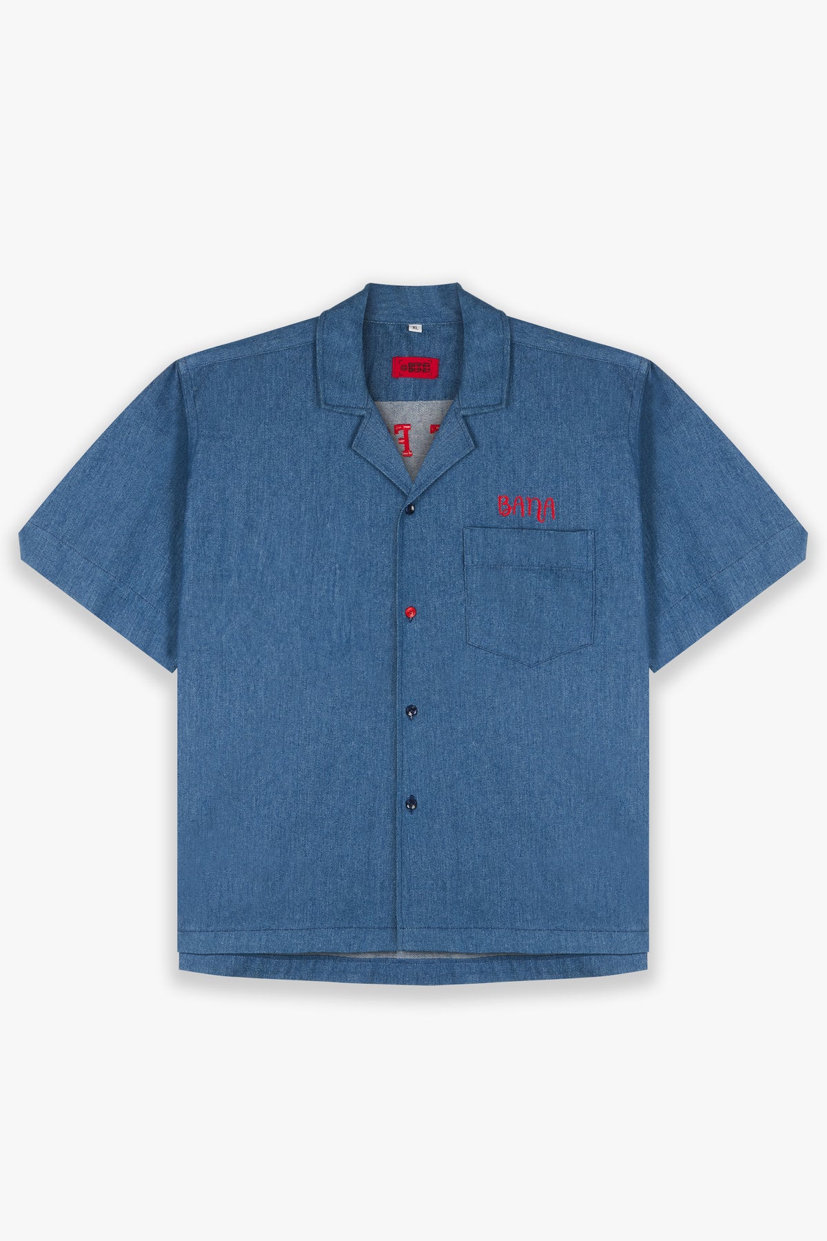 Djedje forever Shortsleeve Shirt Blue Jean