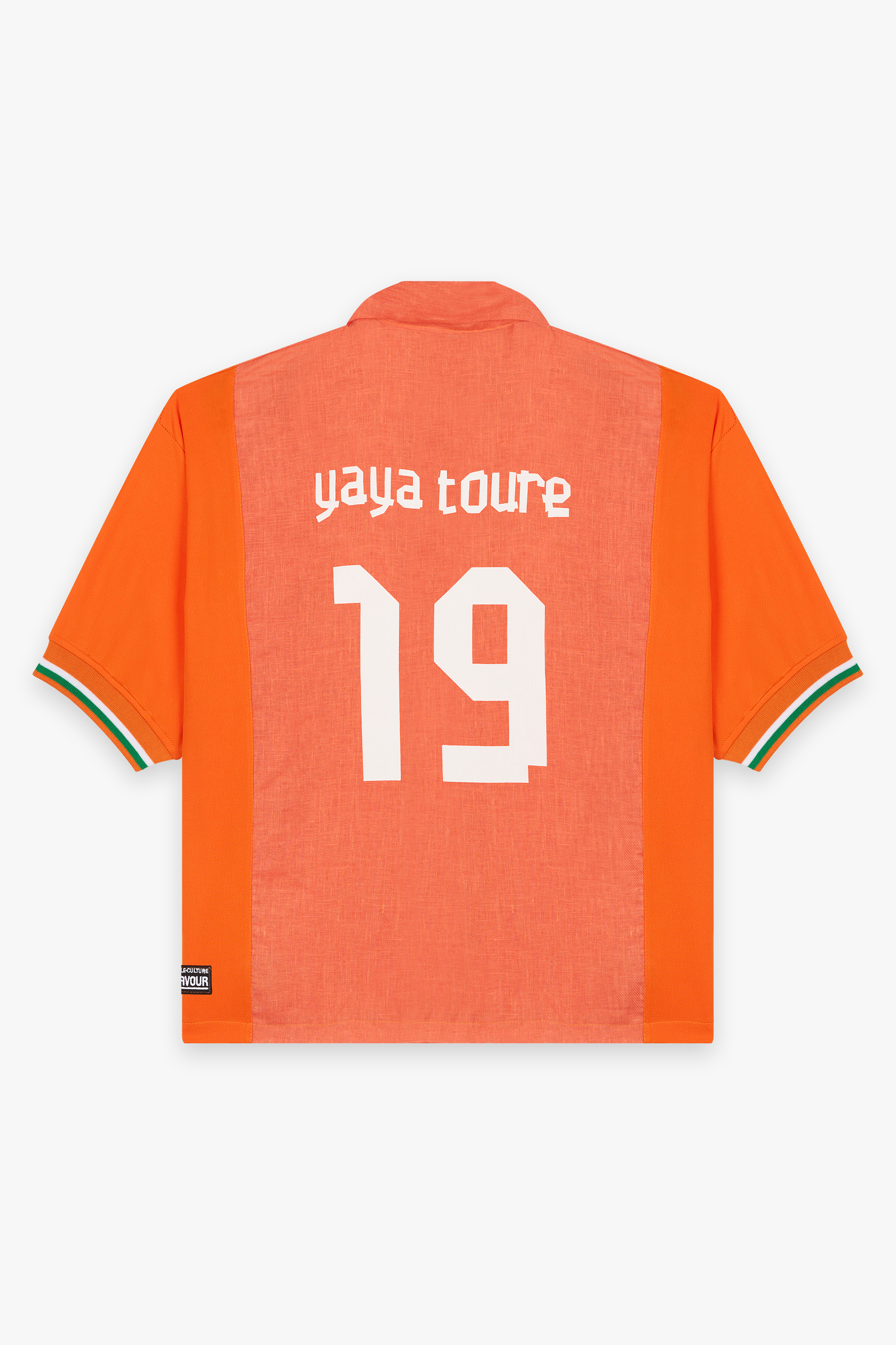 Yaya Toure Hybrid Football Jersey Shirt Orange