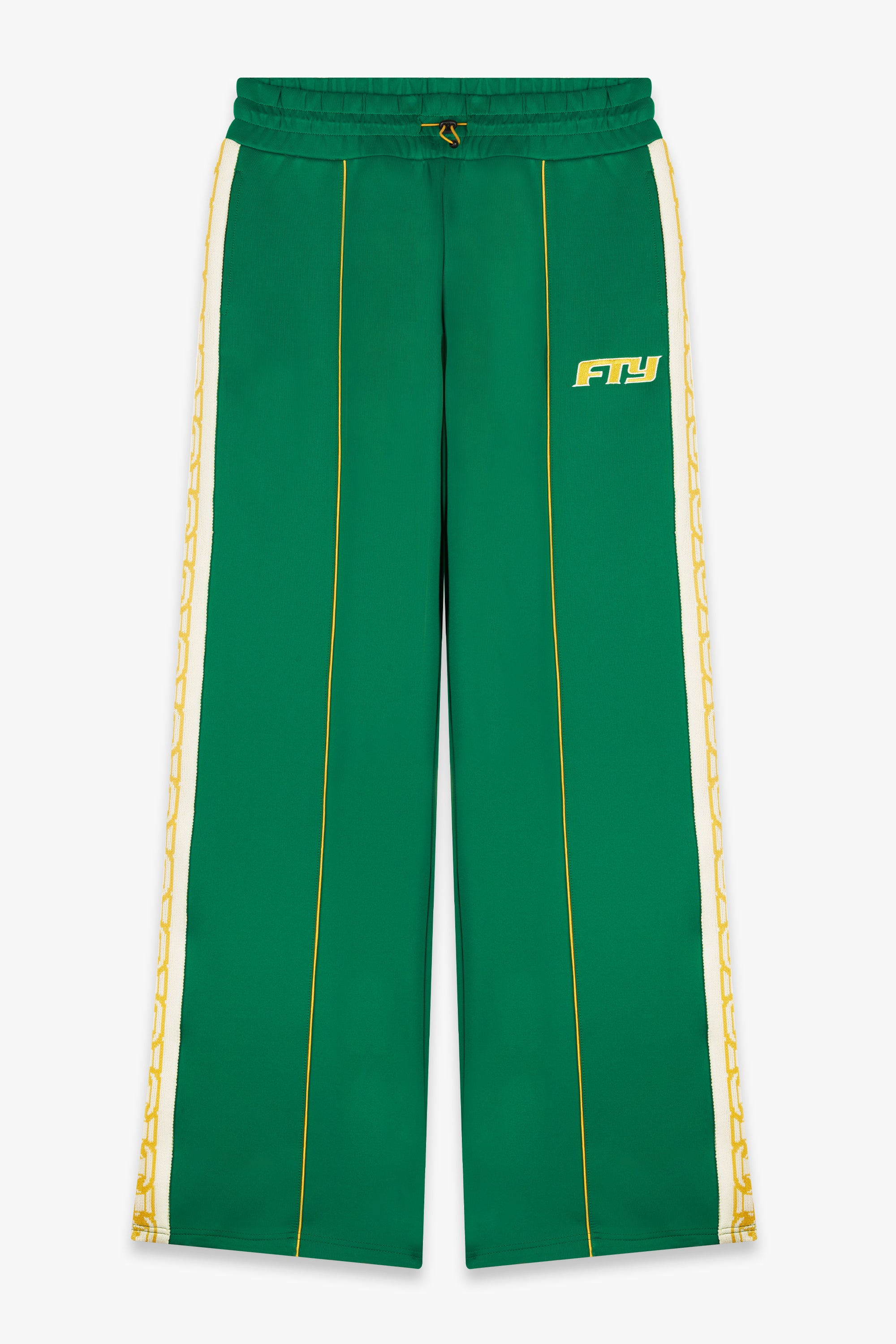 Fty Tear chain Track pants Green