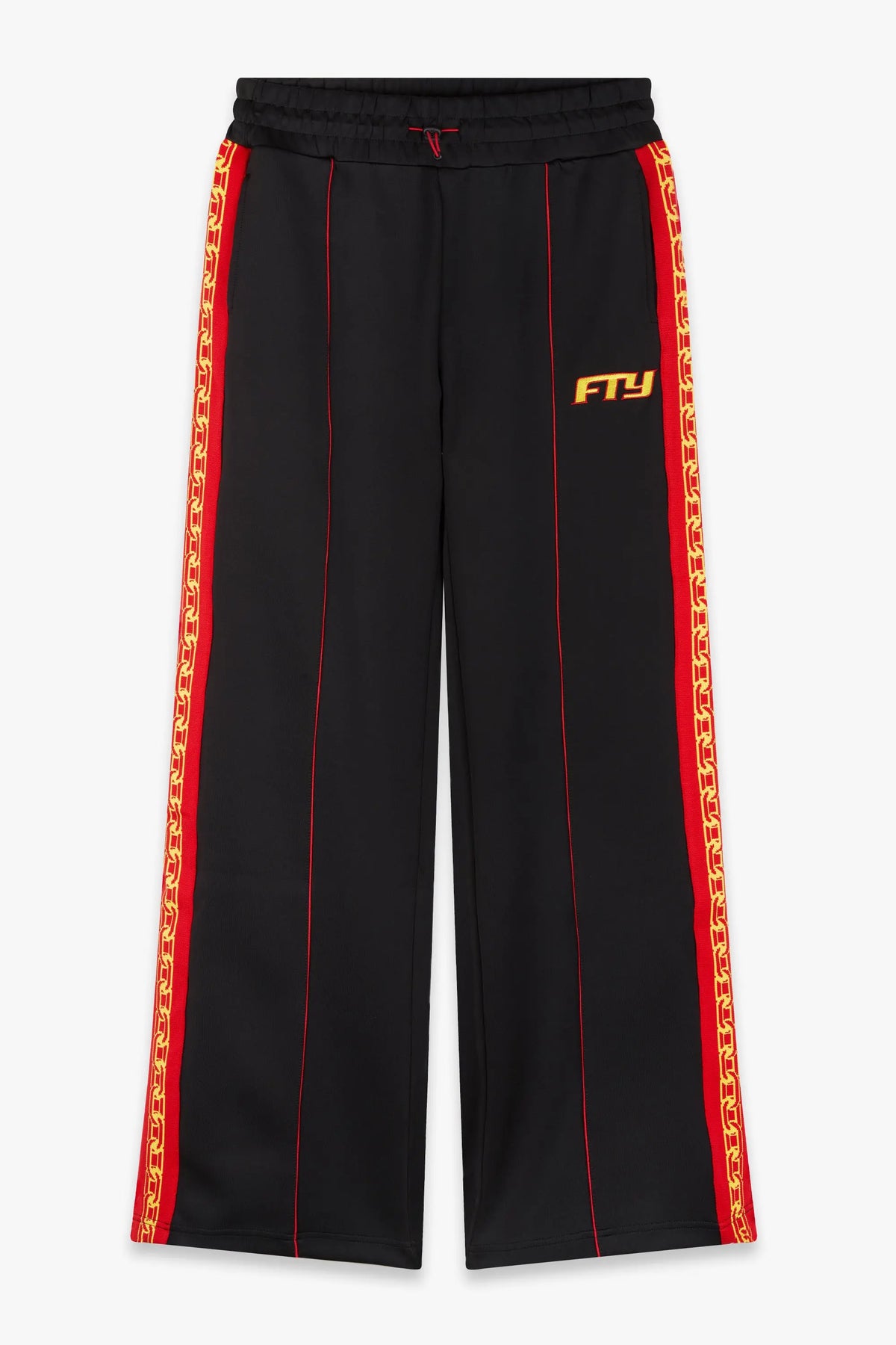 Fty Tear chain Track pants Black Free The Youth