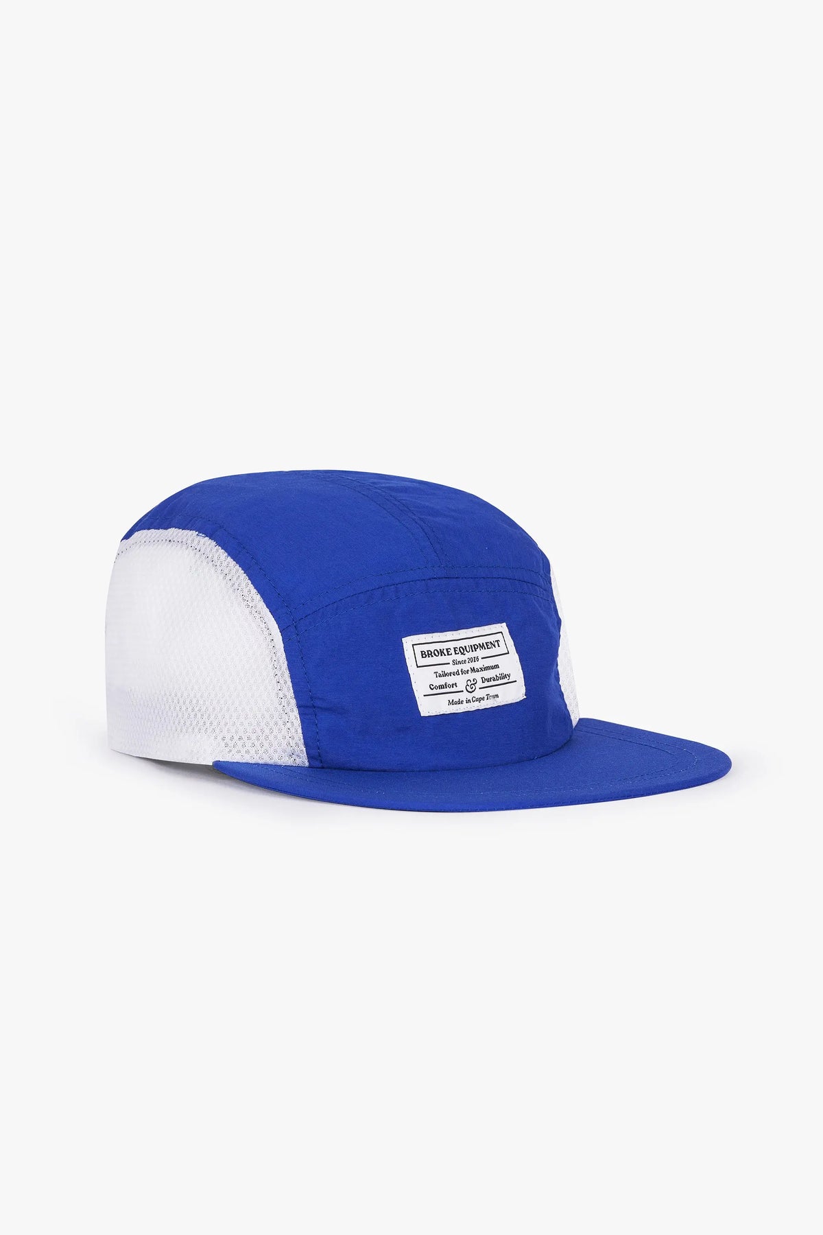 Active 5 Panel Cap Blue Broke