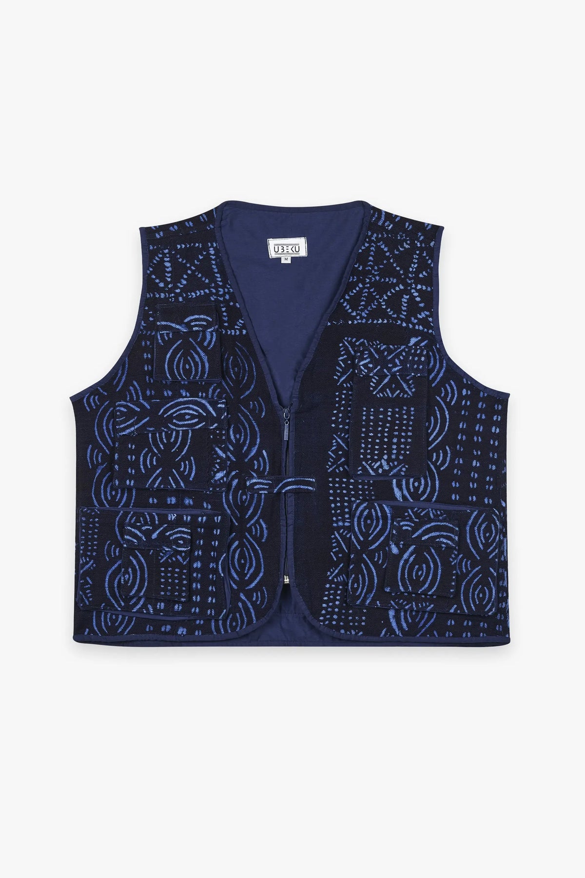 Ognom Malian Indigo Vest Ubeku