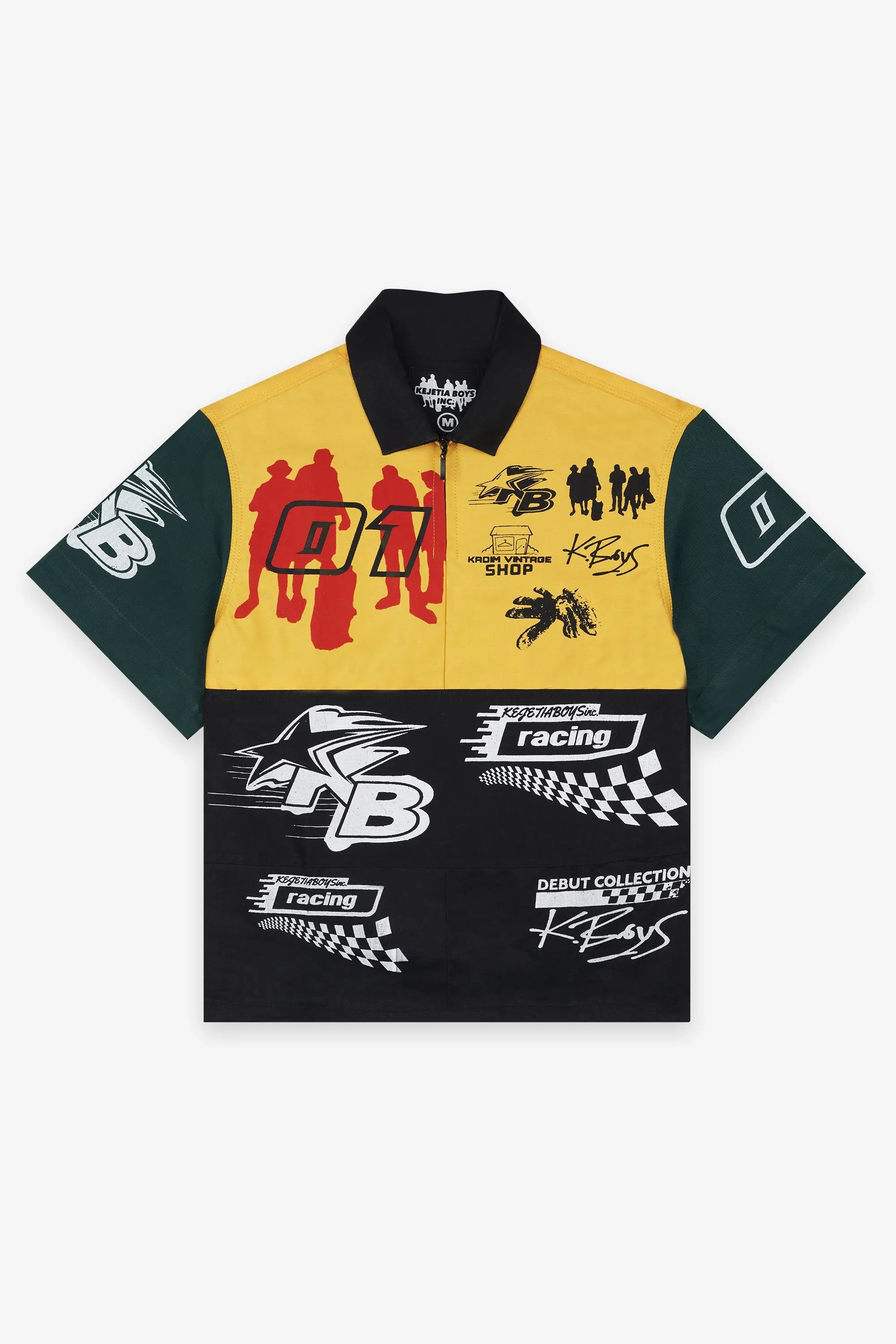 Quarter Zipper Racing Shirt Studio Kojo Kusi