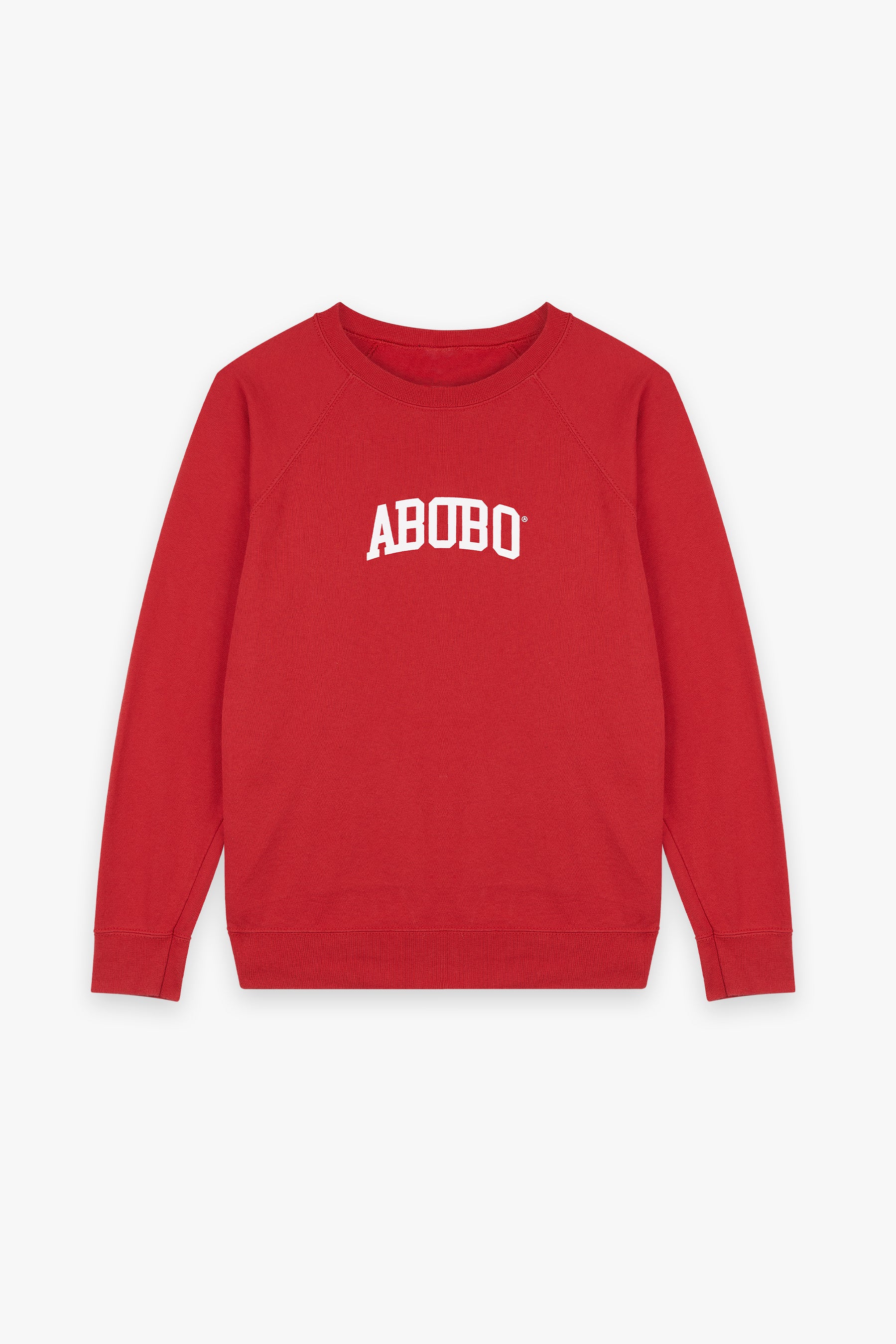 Abobo Raglan Sleeve Sweatshirt Red