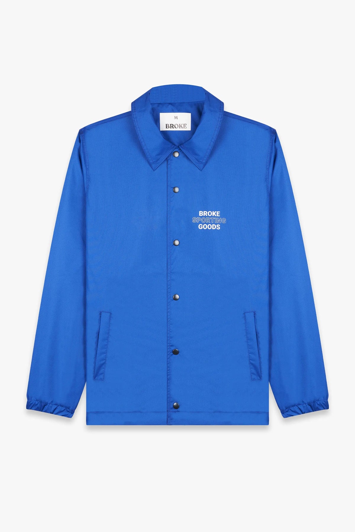 Sporting Goods Coach Jacket Blue Broke